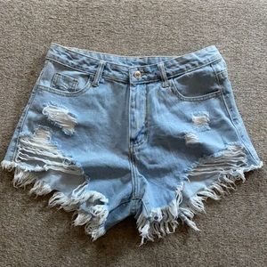 Shein jean shorts